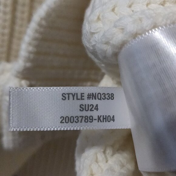 Madewell Cutaway Ivory Sweater Vest LARGE - Picture 3 of 6